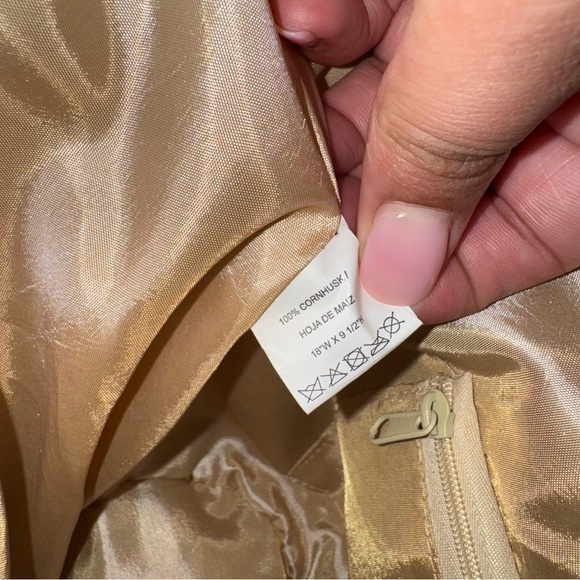 Floral Medium Cornhusk Cappelli Straworld Bag - Picture 7 of 9